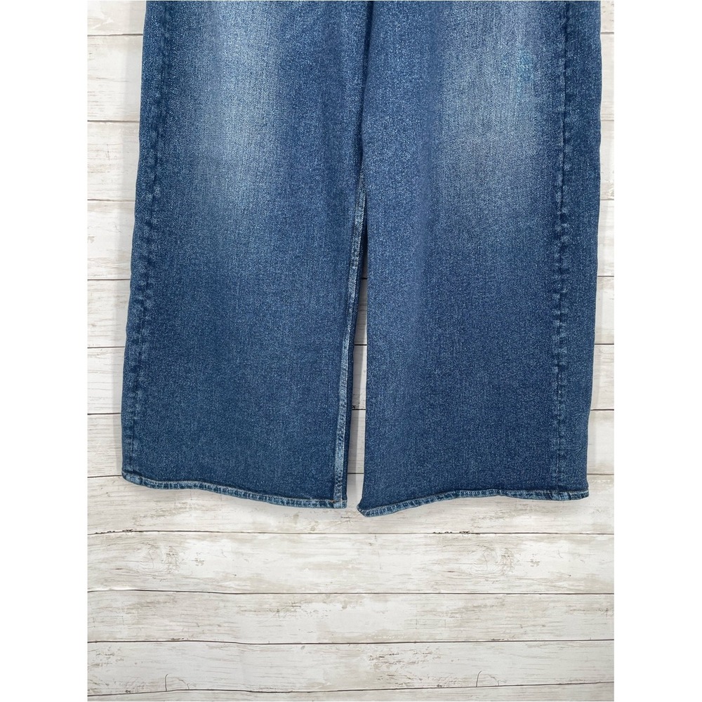 Rag & Bone Miramar Wide-Leg Ankle Cotton Terry Pant Jean Size 29 Mid-Dark Wash - Picture 4 of 8